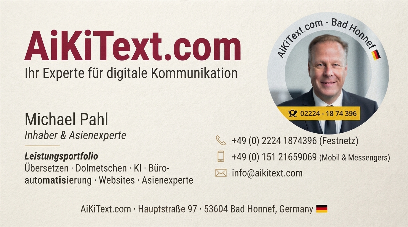 AiKiText Visitenkarte